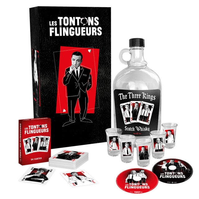 Coffret 4K 60e anniversaire Les tontons flingueurs, tchin tchin