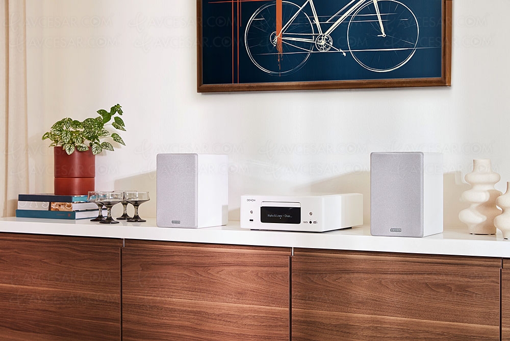 Denon Ceol RDC-N12DAB, minichaîne Bluetooth, Wi‑Fi, AirPlay 2, Alexa, Siri,&nbsp;Heos…