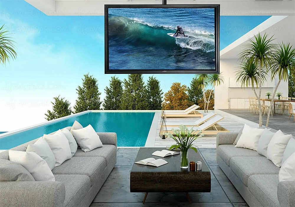 Caisson étanche extérieur Wemoove pour TV&nbsp;de&nbsp;39''&nbsp;à&nbsp;98''