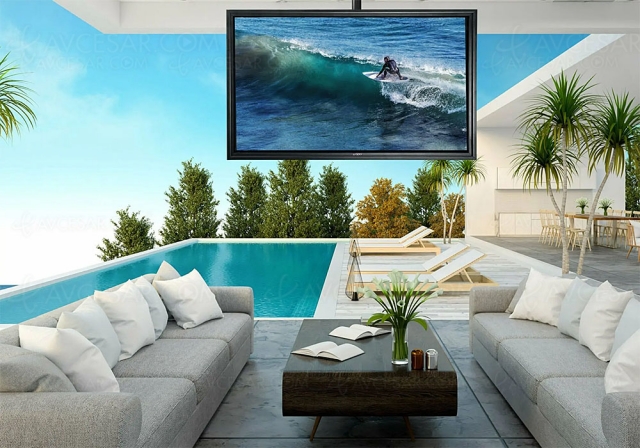 Caisson étanche extérieur Wemoove pour TV de 39'' à 98''