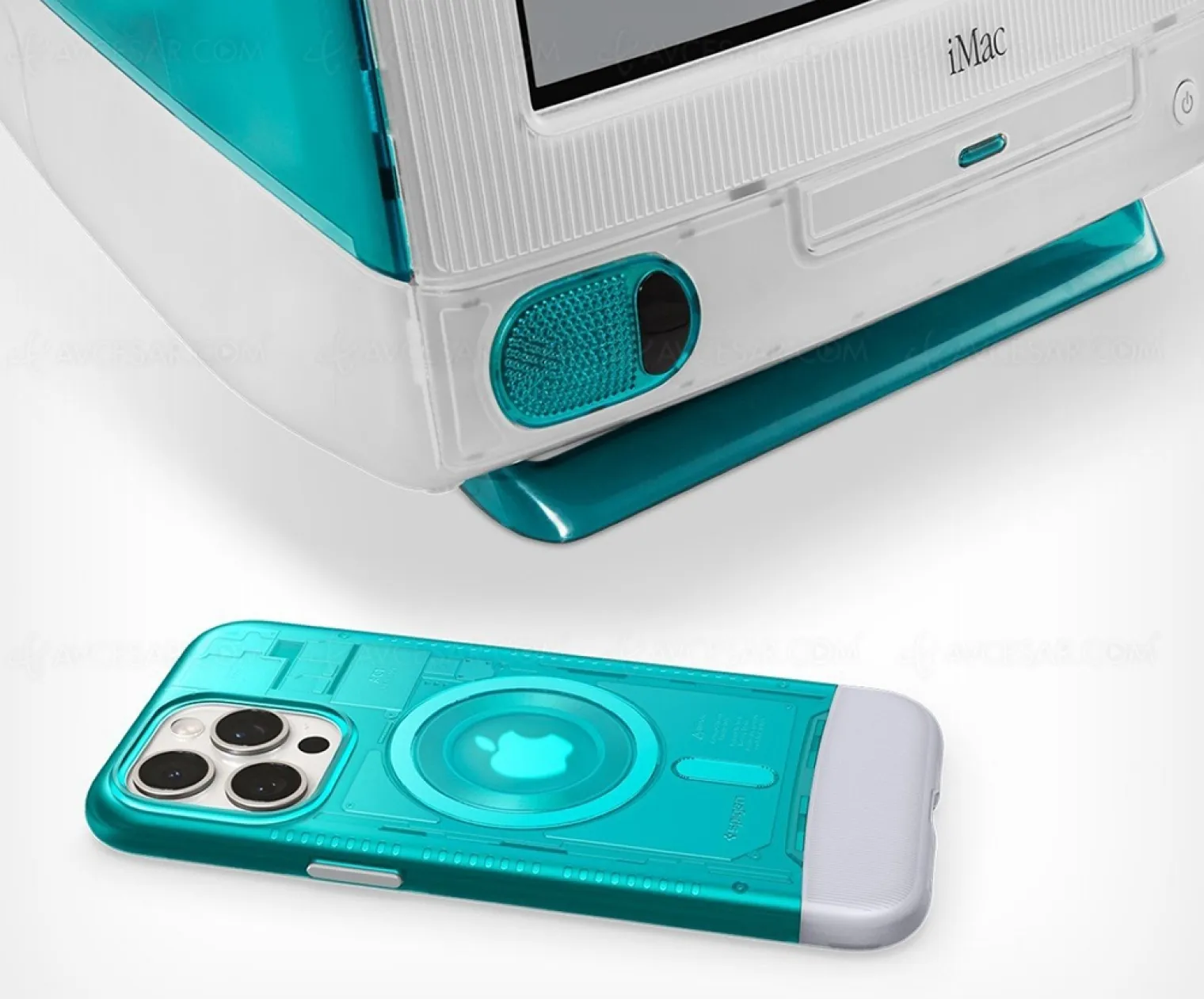 coque-iphone-15-pro-hommage-a-l-imac-g3