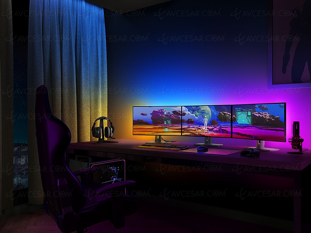 Philips Hue Play Gradient Lightstrip, Ambilight pour&nbsp;PC&nbsp;et&nbsp;Mac