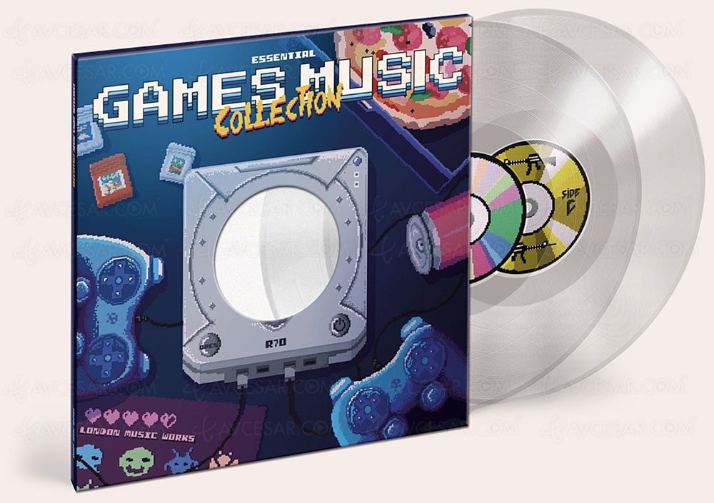 Le meilleur de la musique jeu vidéo en double album&nbsp;vinyle