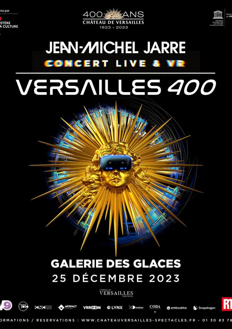 Un concert événement live et VR de Jean-Michel Jarre pour les 400 ans de Versailles