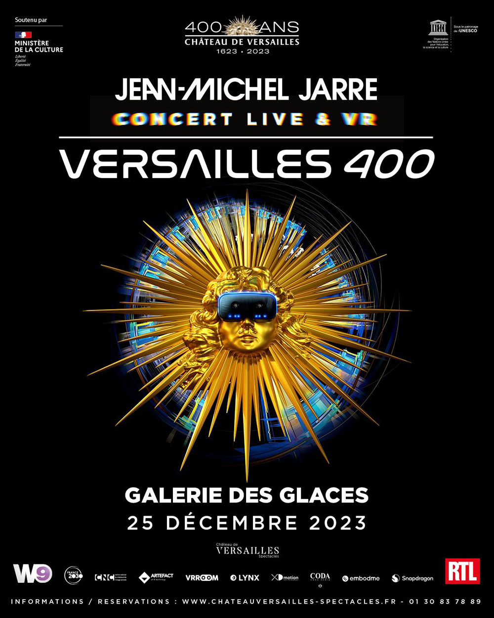 Un concert événement live et VR de Jean‑Michel Jarre pour les 400&nbsp;ans de&nbsp;Versailles