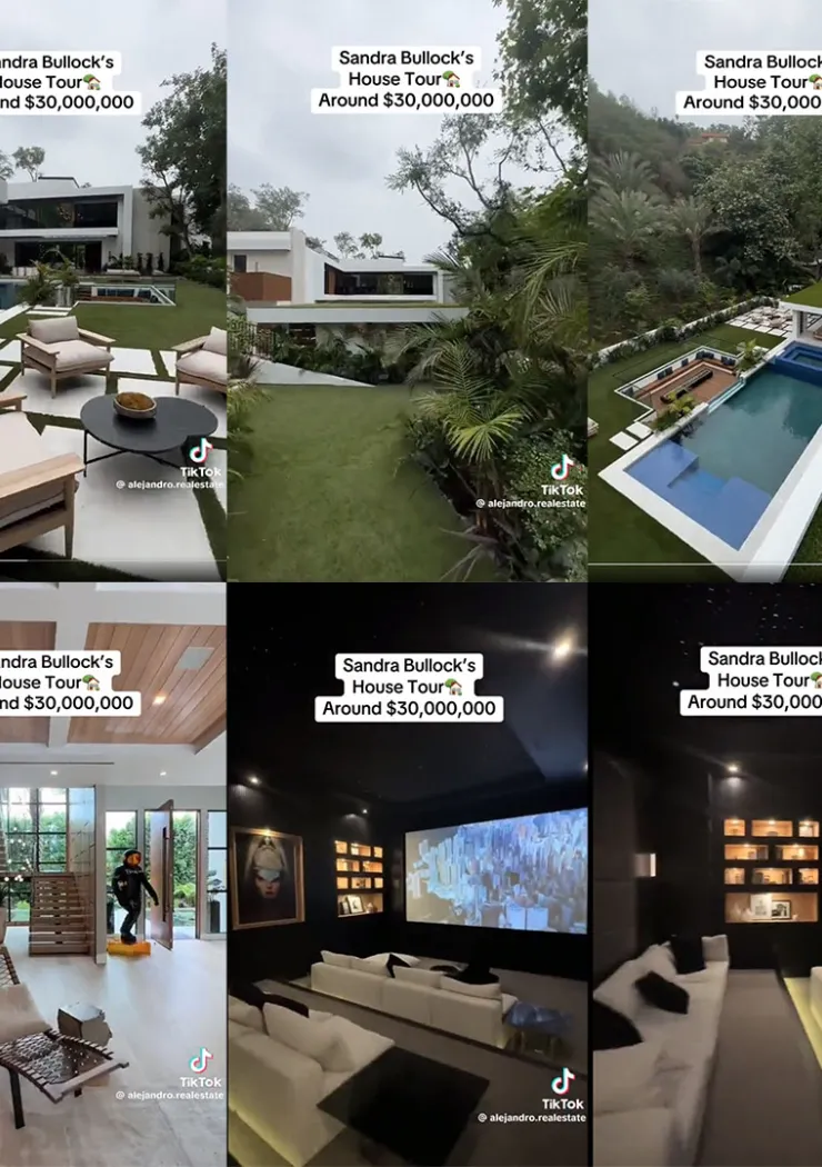 Maison (de Sandra Bullock) à vendre avec Home Cinéma ultra-luxe
