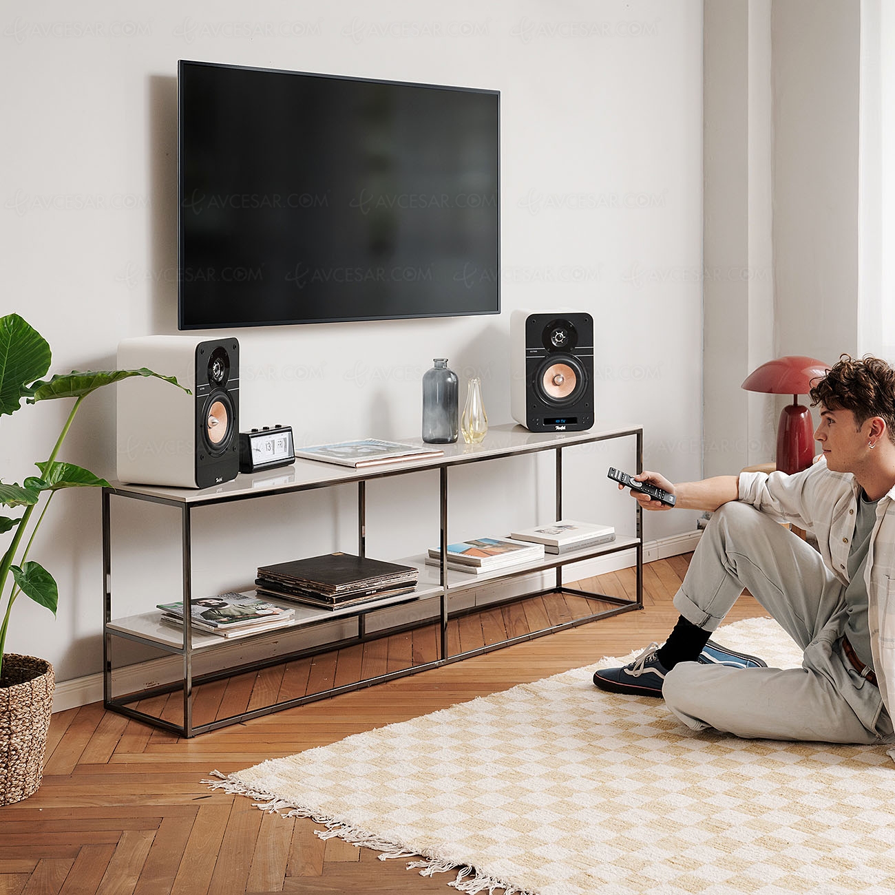 Teufel Ultima 25 Active, enceintes bibliothèque Bluetooth&nbsp;5.0 APT‑X&nbsp;et&nbsp;DAB+