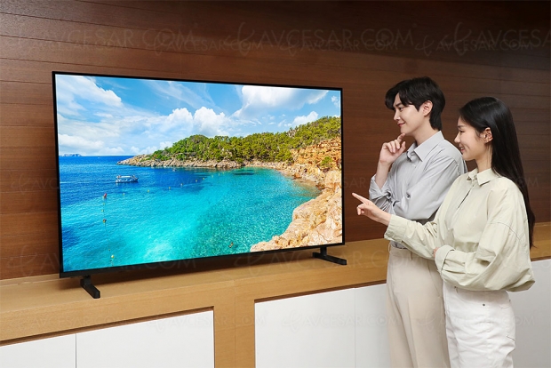CES 24 > TV QD Oled 3e génération : pic lumineux à plus de 3 000 nits dixit Samsung Display