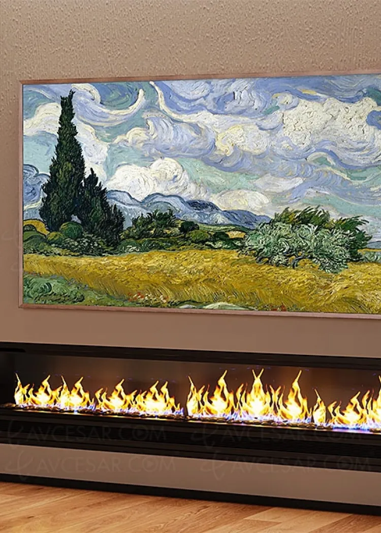 CES 24 > Hisense Canvas&nbsp;TV&nbsp;: TV Ultra&nbsp;HD 4K Lifestyle pour un tableau&nbsp;au&nbsp;mur