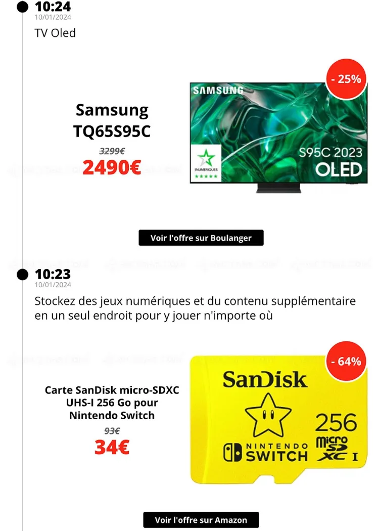 Soldes hiver 2024 > Sélection promotions AVCesar.com du&nbsp;10/01