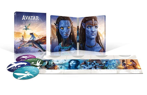 Avatar et Avatar 2 la voie de l'eau, ressorties 4K Collector 4 disques