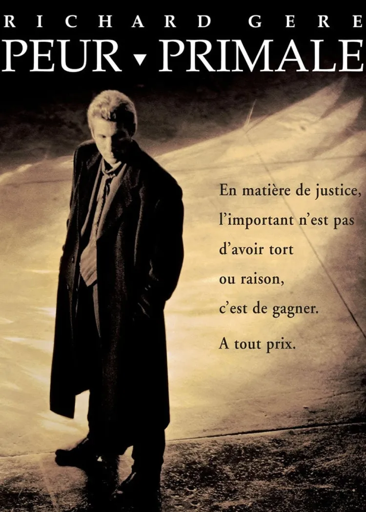 Peur primale avec Richard Gere et Edward Norton, un thriller des 90's taillé pour&nbsp;la&nbsp;4K