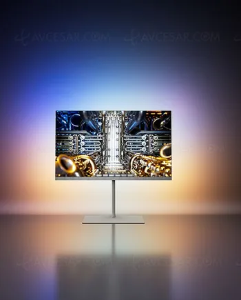 TV Philips OLED959&nbsp;: dalle Meta&nbsp;2.0 (MLA +&nbsp;Multi Booster), 3&nbsp;000&nbsp;nits, P5 Dual&nbsp;Engine Gen8, Game&nbsp;Bar, Ambilight Plus,&nbsp;5.1.2