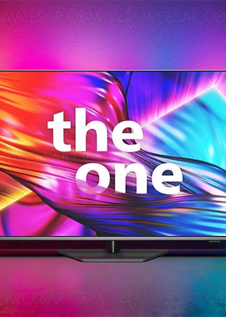 Philips PUS8909, TV Ultra HD 4K The One&nbsp;: 43'', 50'', 55'', 65'' et 75'', HDMI 2.1, 1&nbsp;000&nbsp;nits