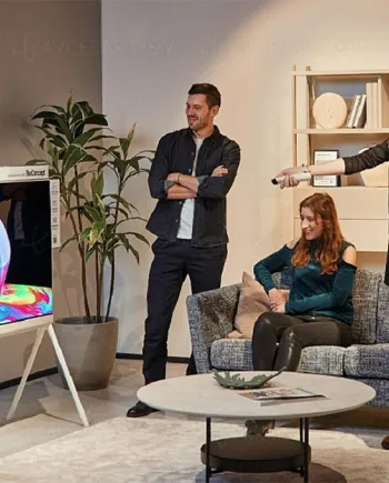 Le TV Oled LG Posé en démo dans les boutiques&nbsp;BoConcept