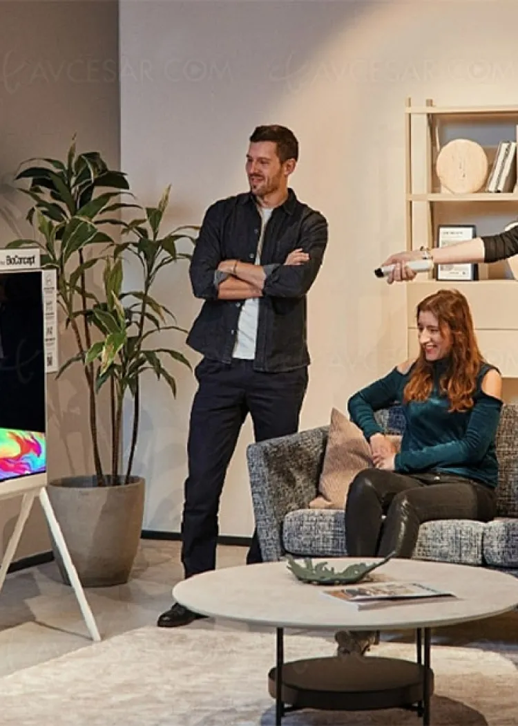 Le TV Oled LG Posé en démo dans les boutiques&nbsp;BoConcept
