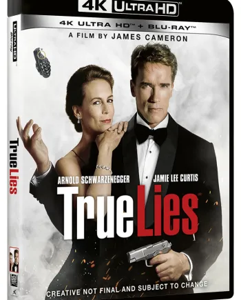 True Lies 4K Ultra HD, Jamie Lee Curtis et Arnold Schwarzenegger gonflés&nbsp;à&nbsp;bloc
