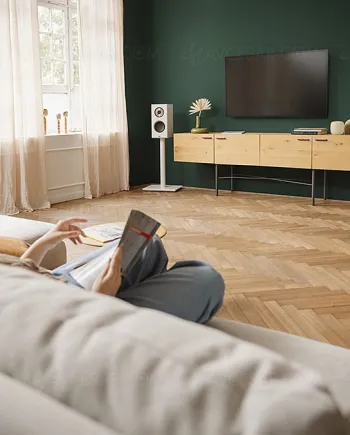 Teufel M2, enceintes bibliothèque actives AirPlay&nbsp;2, Chromecast et&nbsp;Bluetooth&nbsp;5.0
