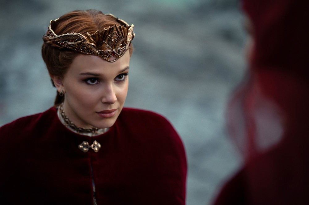 Millie Bobby Brown dans La demoiselle et le dragon (2024) © John Wilson