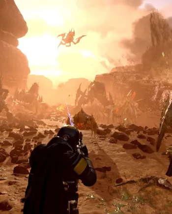Helldivers&nbsp;2 sur PS5, la «&nbsp;démocratie&nbsp;» au bout&nbsp;du&nbsp;canon