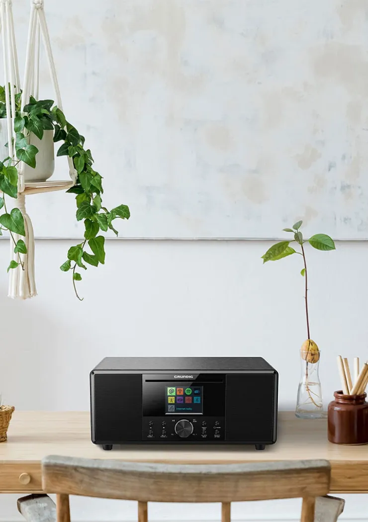 Grundig DTR7000BTDBWEB, microchaîne tout-en-un