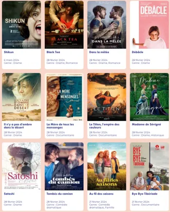 Printemps du Cinéma le 24&nbsp;mars&nbsp;: demandez le&nbsp;programme