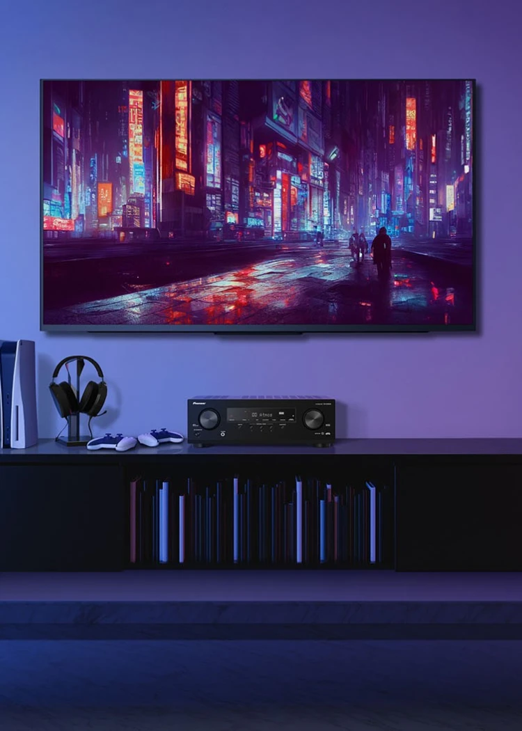 Pioneer VSX‑535D&nbsp;: ampli&nbsp;5.2, Dolby Atmos&nbsp;3.2.2, DAB+&nbsp;et&nbsp;8K