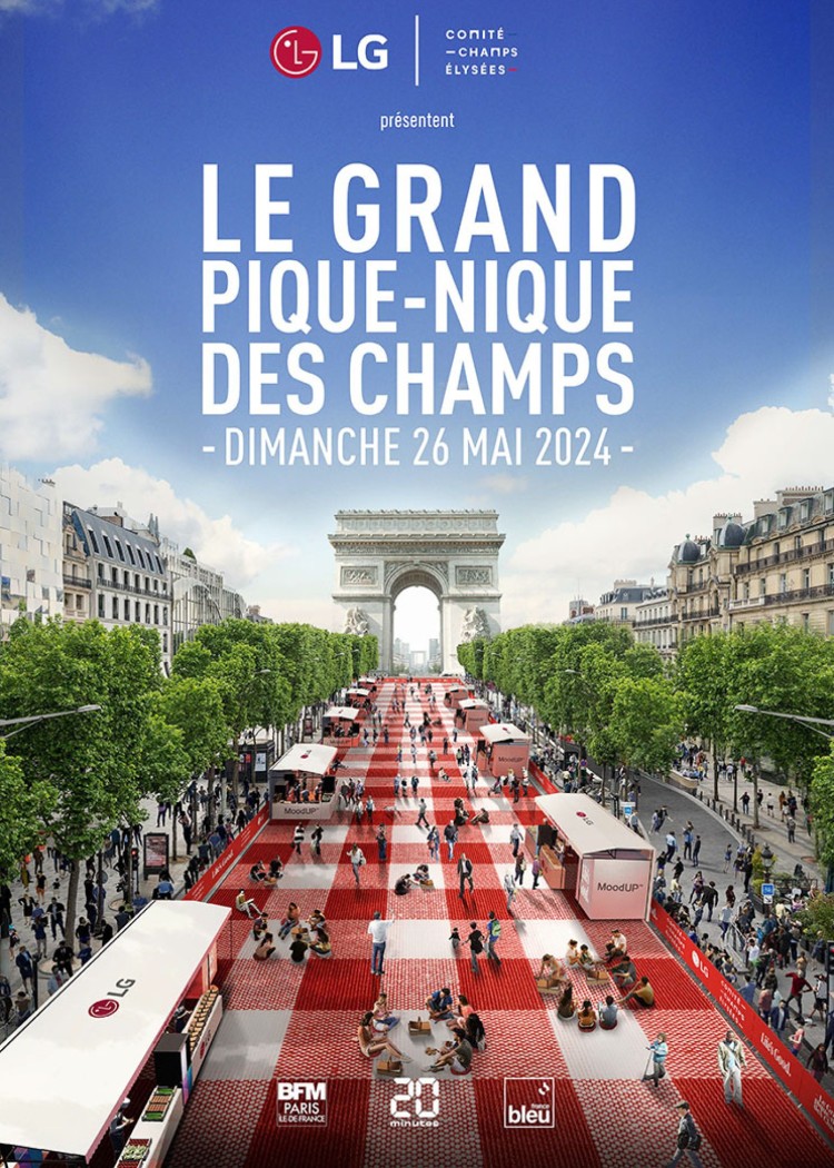 RDV pique-nique le 26&nbsp;mai sur les Champs-Elysées, merci&nbsp;LG