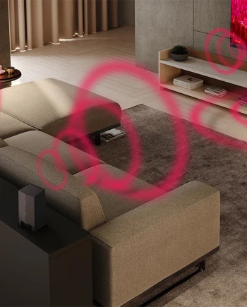 Sharp Aquos Wireless Surround, astucieuse solution Home&nbsp;Cinéma