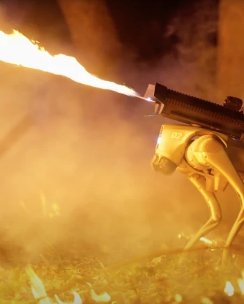 Thermonator, un chien-robot avec lance-flammes en&nbsp;vente&nbsp;libre