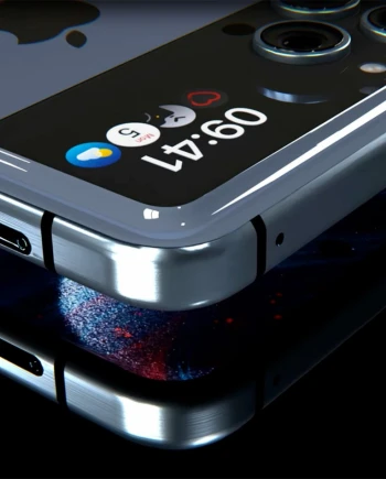 iPhone Flip pliable, concept en attendant&nbsp;le&nbsp;vrai