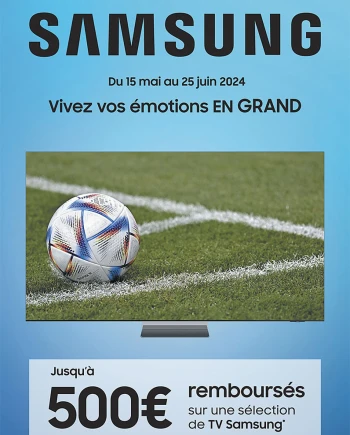 Samsung TV Oled, Lifestyle, QLED et Neo&nbsp;QLED, jusqu&#039;à 500&nbsp;€&nbsp;remboursés