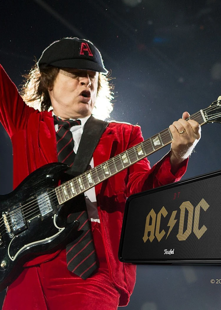 Teufel Boomster AC/DC Edition, Bluetooth APT‑X&nbsp;d'enfer