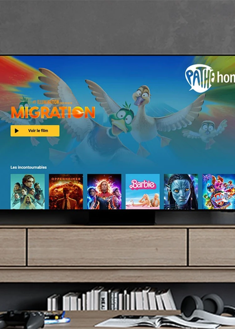 Pathé Home VOD sur Smart&nbsp;TV&nbsp;Samsung