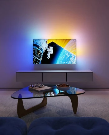 TV Philips OLED849&nbsp;: 1&nbsp;300&nbsp;nits, P5&nbsp;Gen8 et&nbsp;Ambilight&nbsp;Plus