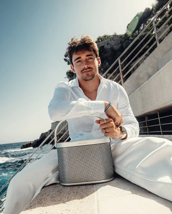Charles Leclerc nouvel ambassadeur Bang&nbsp;&amp;&nbsp;Olufsen