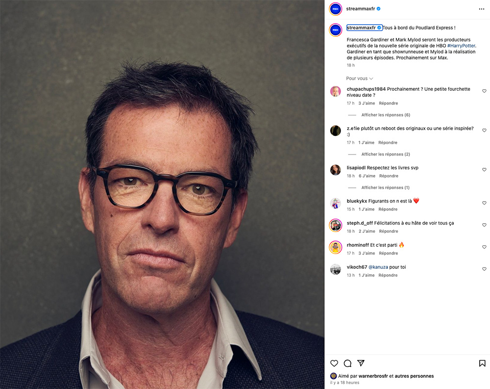 Mark Mylod réalisera plusieurs épisodes de la série Harry Potter