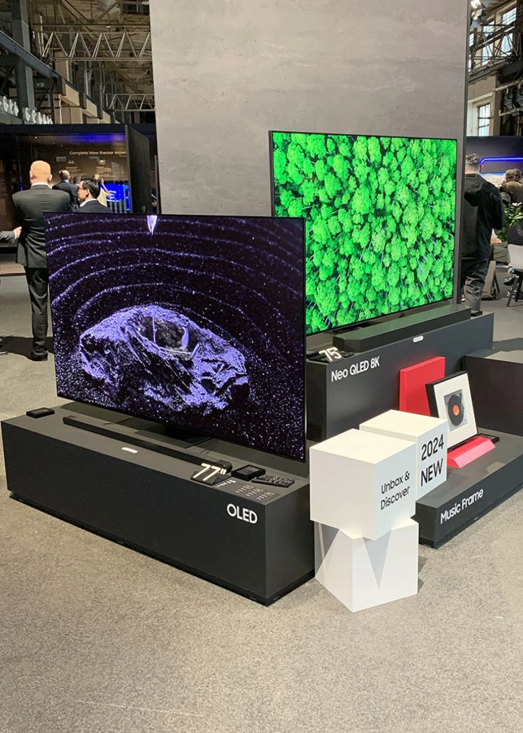 Hausse de 40% des ventes TV Samsung&nbsp;75" et plus au mois&nbsp;de&nbsp;juin