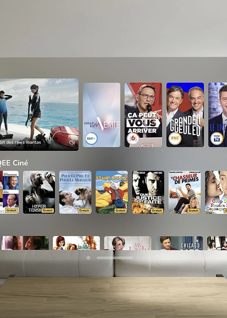 Apple Vision Pro et Free&nbsp;: 230&nbsp;chaînes live + 500&nbsp;films et&nbsp;séries