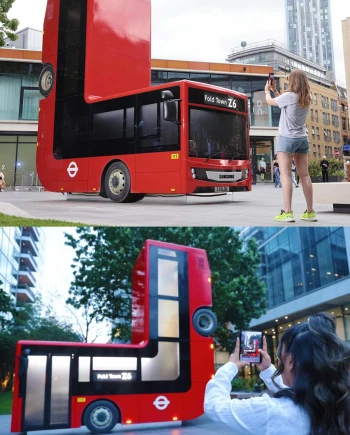 Samsung plie un&nbsp;bus&nbsp;londonien…