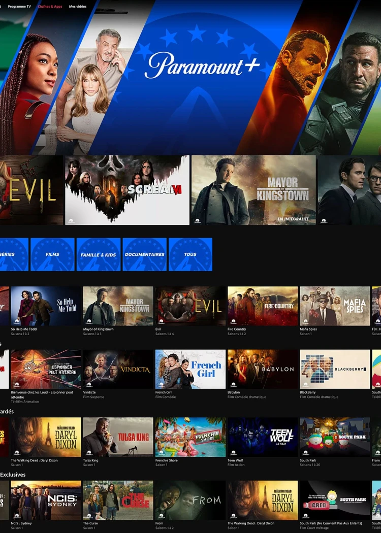 Nouveau&nbsp;: tout Paramount+ offert&nbsp;sur&nbsp;Canal+
