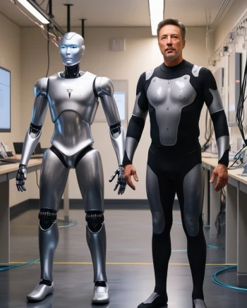 Les robots Tesla entraînés par&nbsp;des&nbsp;humains