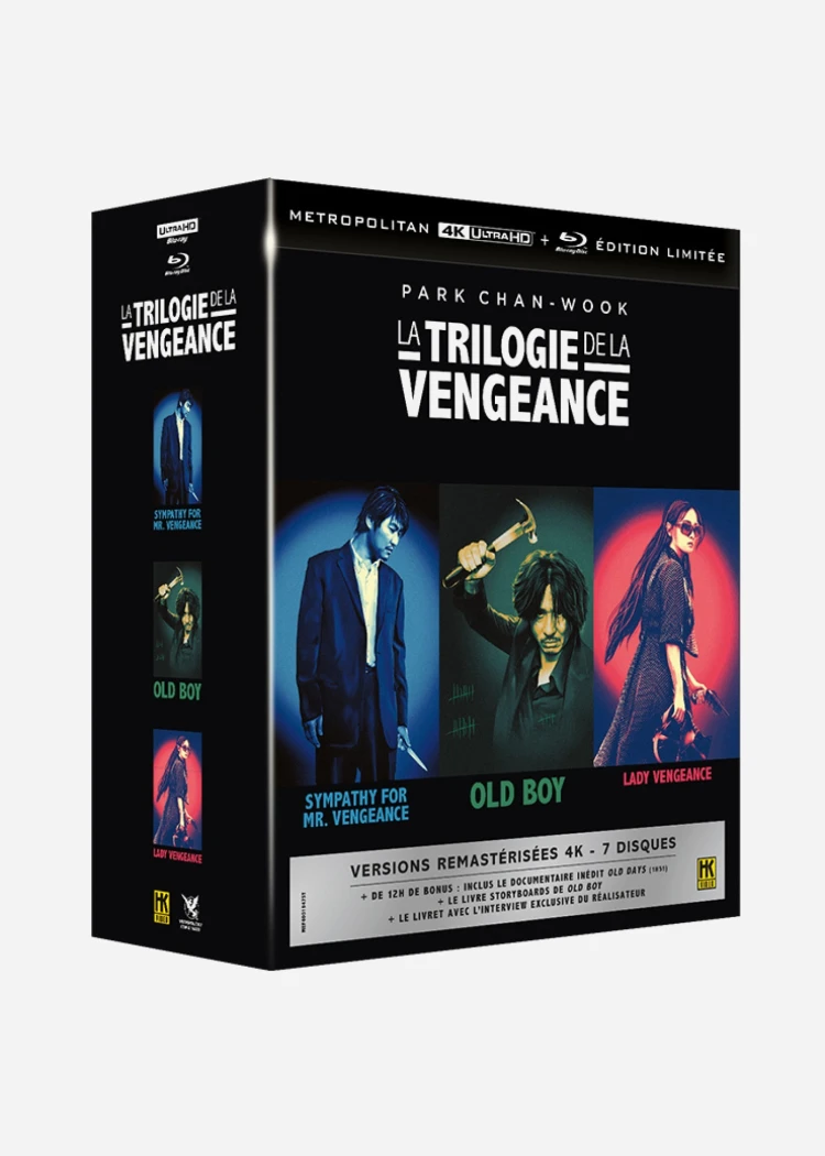 Trilogie de la Vengeance 4K&nbsp;: trois plats qui se mangent crû chez Park&nbsp;Chan‑wook