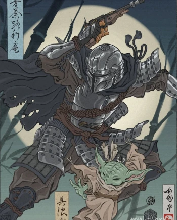 Inspiration Ukiyo-e pour les badges Star Wars&nbsp;Celebration