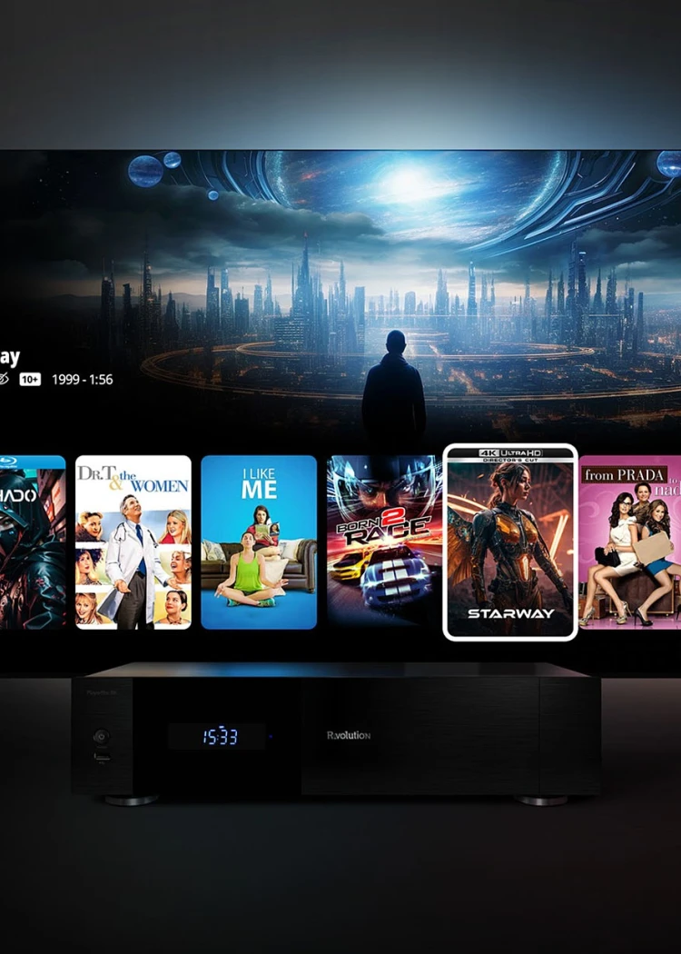 R_volution PlayerMini, PlayerOne&nbsp;8K, PlayerPro&nbsp;8K&nbsp;: mise à jour&nbsp;Firmware