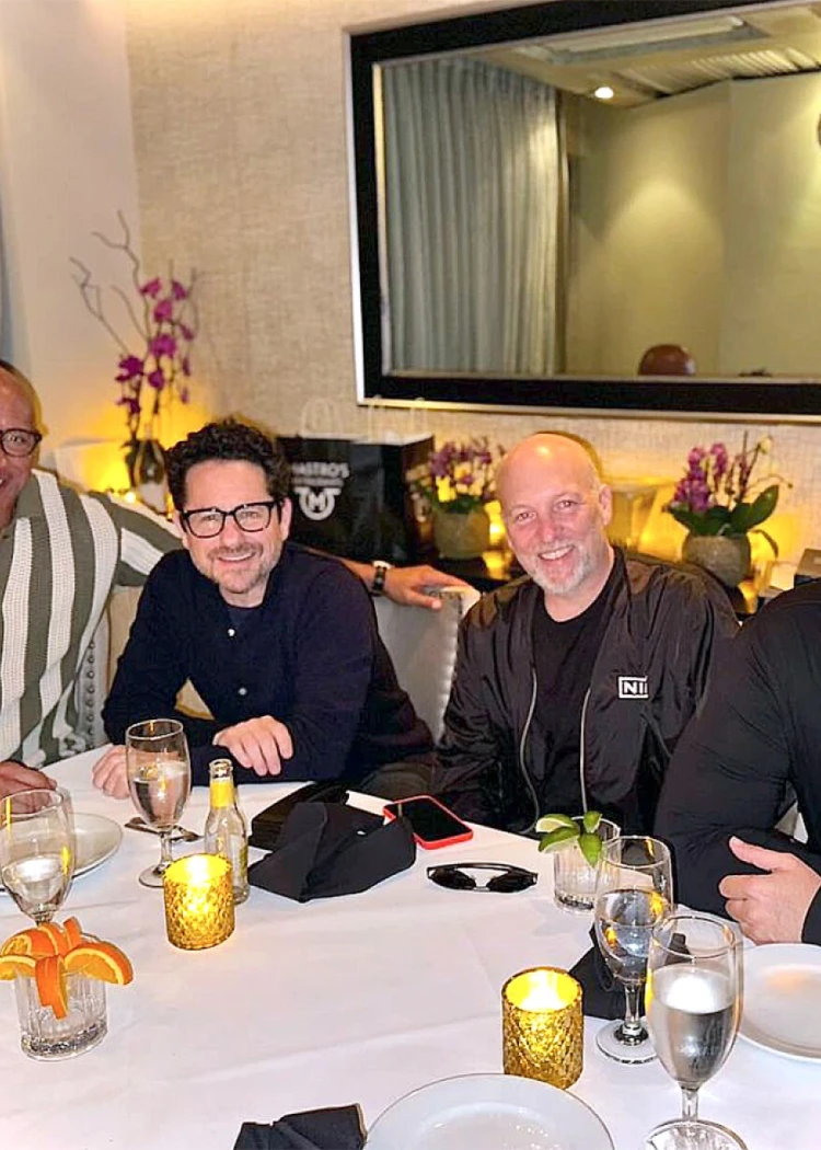 Dwayne Johnson et J.J.&nbsp;Abrams trinquent à leur projet&nbsp;commun