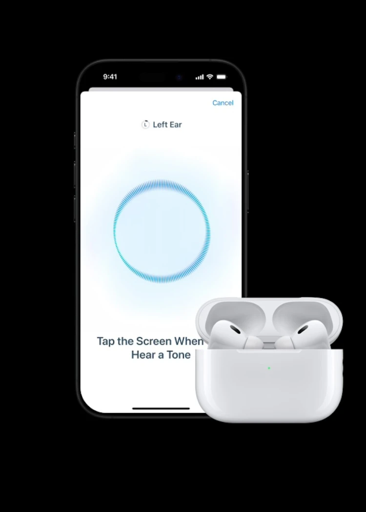 Aide auditive AirPods Pro&nbsp;2, d’abord&nbsp;aux&nbsp;USA