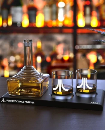 Rétro-alcoolo, la carafe à&nbsp;whisky&nbsp;Atari