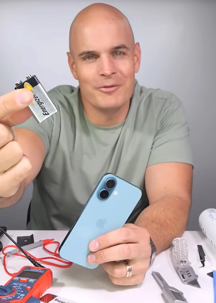 Il électrocute son iPhone&nbsp;16 (ça&nbsp;finit&nbsp;bien)