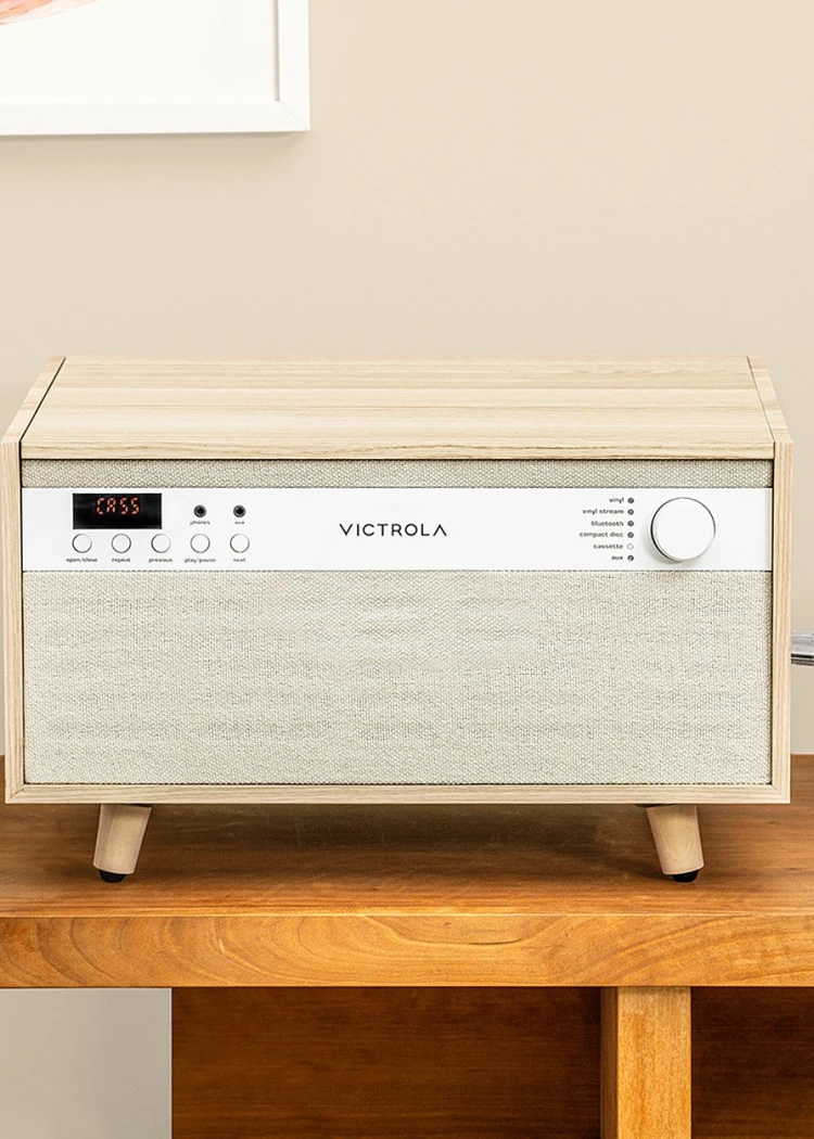 Music Center 6‑en‑1 Victrola Century au&nbsp;design&nbsp;vintage